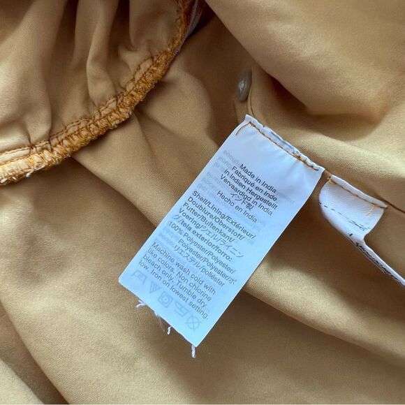 Madewell Ruffle-Shoulder Peplum Top in Tonal Botanical Women’s Size m - Picture 7 of 7